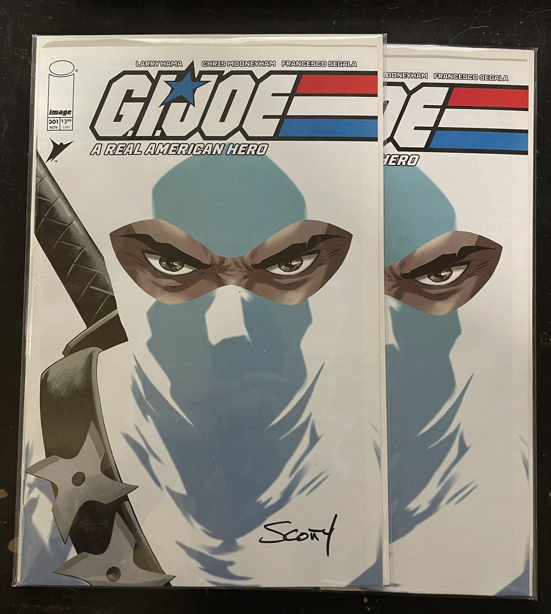 I have a handful of #GIJoe 301 variant covers for sale. Signed or unsigned. ebay.com/itm/3259173613…