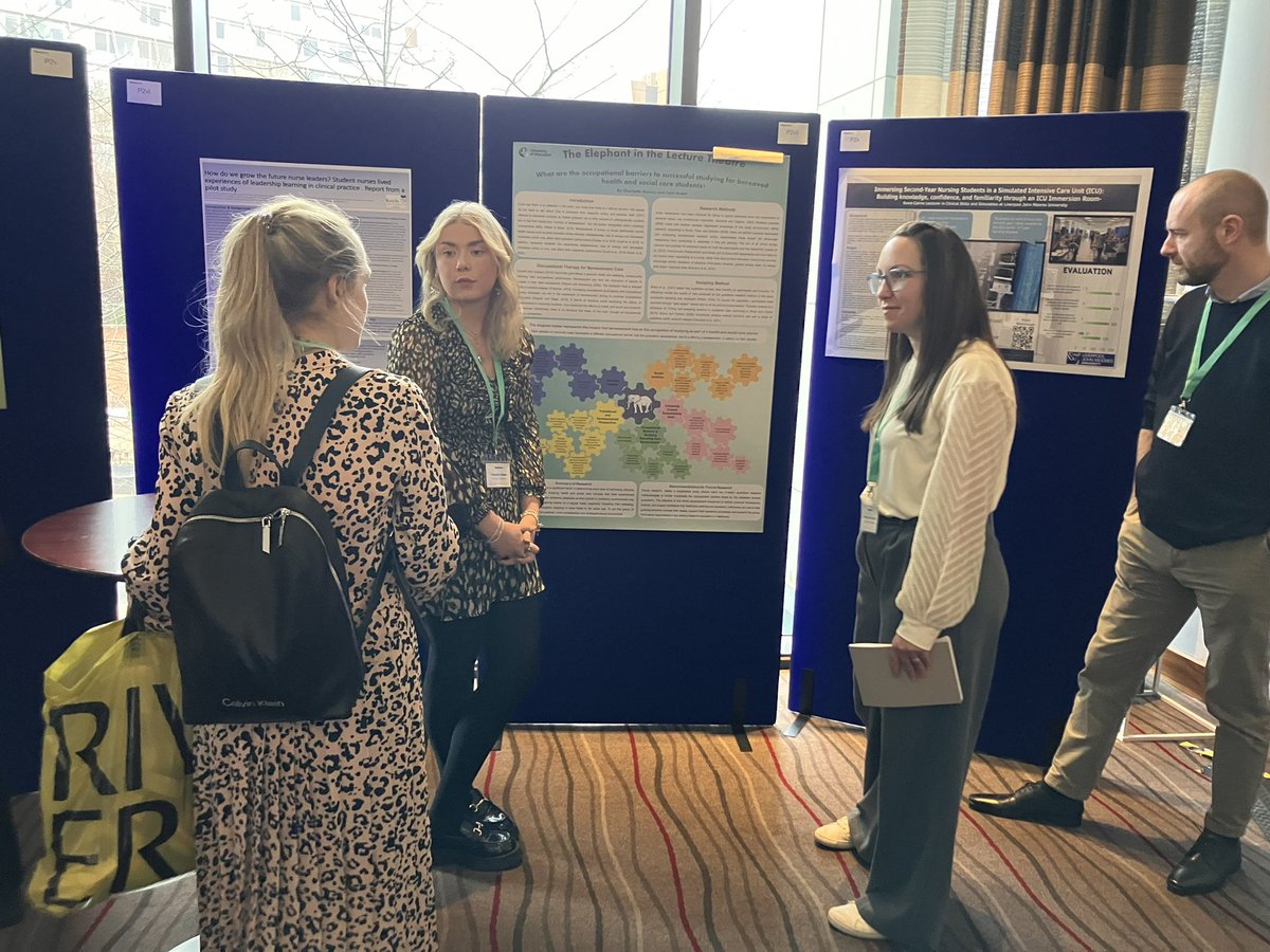 UoW_OT's tweet image. Student dissertations often produce valuable research but rarely does it get shared. Huge congratulations to BSc graduate @OT_charlotted for presenting her research on the barriers to studying experienced by bereaved @AHC_UW students to healthcare educators at #NETConf23