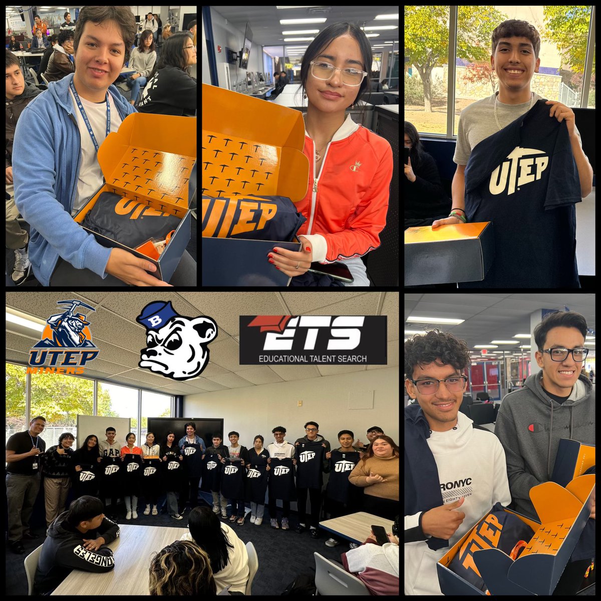 JesseHHdz's tweet photo. Congratulations to our 16 Bowie HS Students on being Awarded their UTEP Academic Scholarship. Proud Future Miners 🐻🎓⛏️🤟🏽 @ETS_UTEP #ItStartsWithUs https://t.co/Ql5AM1rYDL