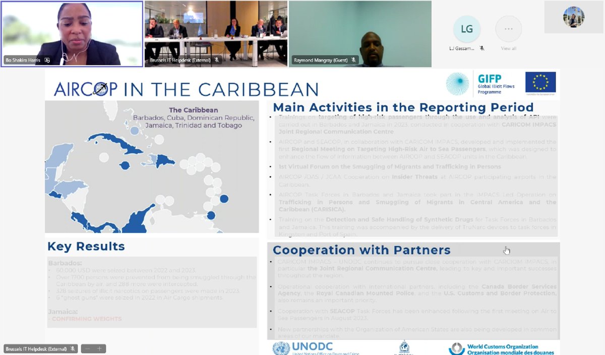 AIRCOP_UNODC's tweet photo. W/ key interventions from partners in the Gambia🇬🇲 and @CImpacs, the SC covered the first tranche of #AIRCOP 6⃣, focused on partnerships, long-term sustainability, inter-regional coop, cross-cutting matters, @EUHomeAffairs #EMPACT w/INTERPOL & specialization.
Now, onwards✈️ https://t.co/VW4dOB9rSW