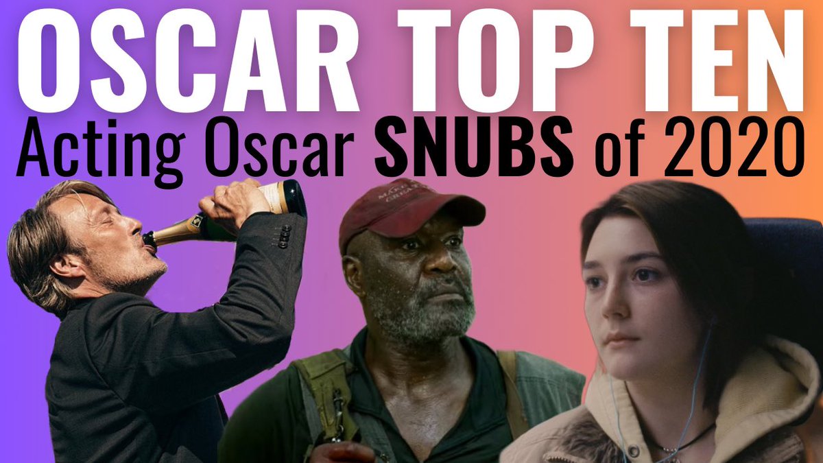 NEW VIDEO! The top ten acting Oscar SNUBS of 2020! youtu.be/ke-j5t7xqBM?si…