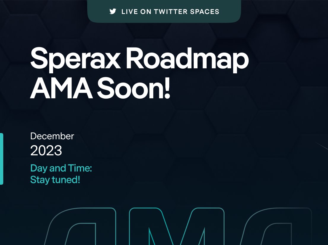 Exciting times ahead! 🚀 

The Sperax team is putting the final touches on the eagerly awaited Roadmap 2024. 

Brace yourselves for some major news – it's about to unfold. Stay tuned!