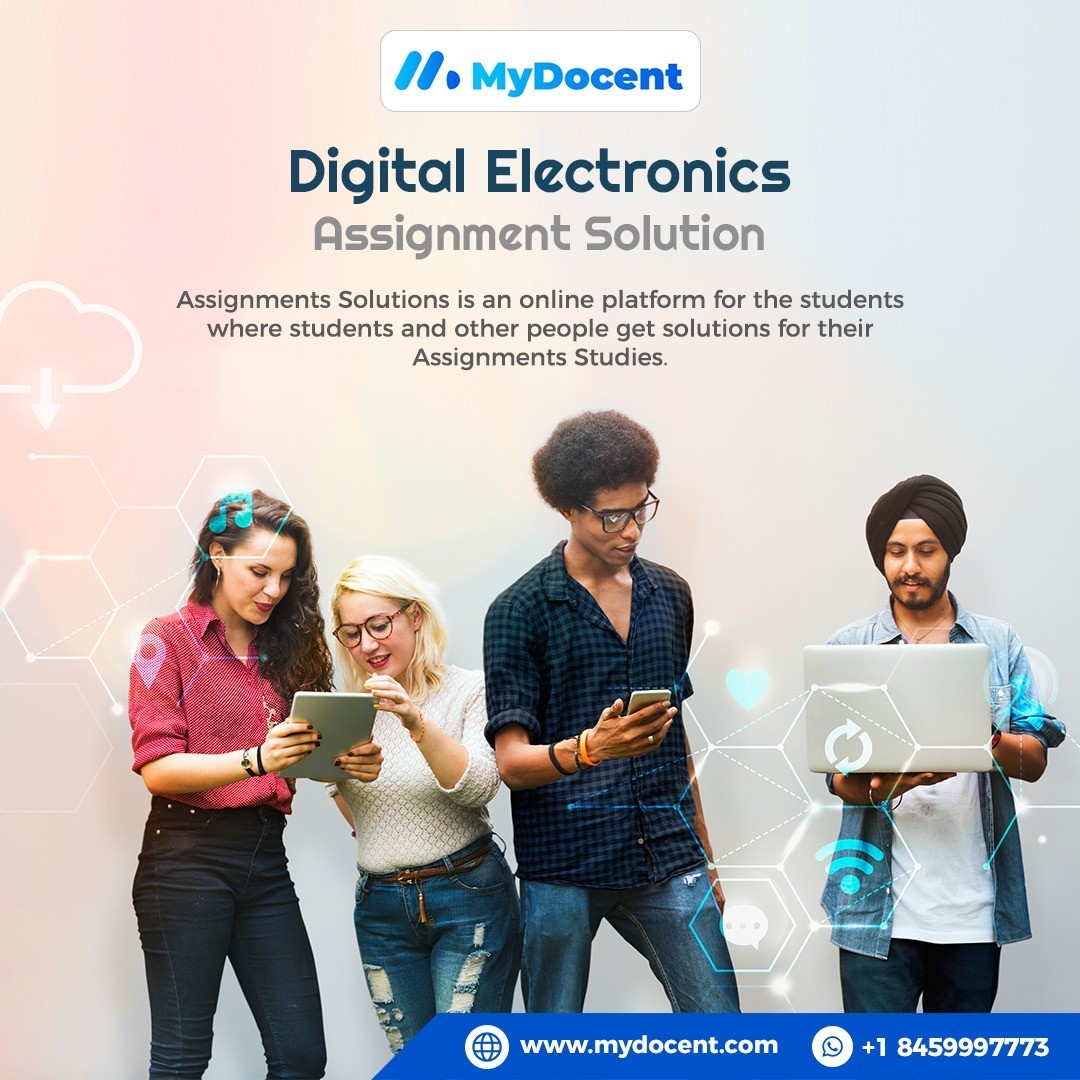 MyDocent's tweet image. Digital Electronics
Assignment Solution
mydocent.com
WhatsApp : +1 8459997773
#mydocent #computerassignmentwriter #electronicsengineeringstudent #electronicsengineeringstudents #electronicsengineeringprojects #uk #usa #canada #trending #worldwide