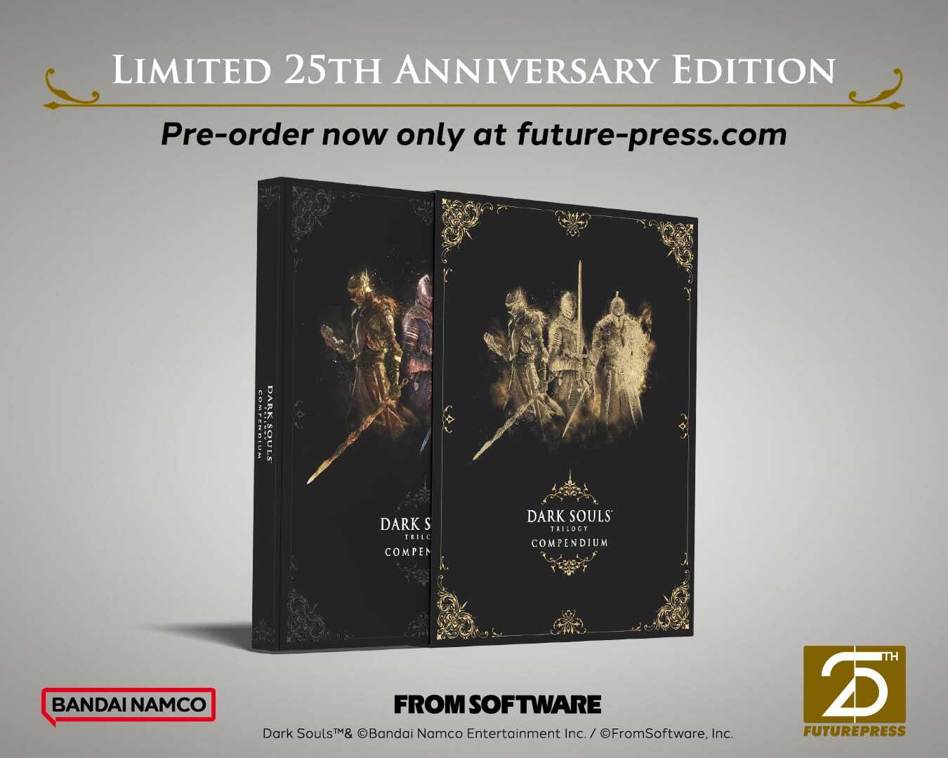 Future Press on X: The Dark Souls Trilogy Compendium is back! A special  25th Anniversary Limited Edition reprint will be released in February 2024.  The book is initially available exclusively at