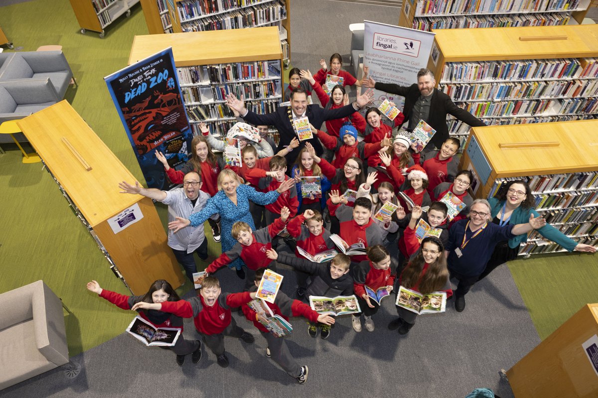 fingallibraries's tweet photo. There was great excitement at Blanch Library yesterday as Mayor of Fingal Cllr Adrian Henchy launched the Fingal Libraries book gifting programme with County Librarian Betty Boardman, author Alan Nolan & pupils from St Francis Savior School.
@FingalCoCo #CommunityRecognitionFund https://t.co/o6AbWKn4Ku