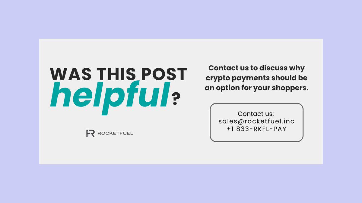 RocketFuelWeb3's tweet image. Unlock global opportunities with crypto payments! 🌐💰 Lower fees, faster transactions, enhanced security—crypto offers a competitive edge. 💻💳 #CryptoAdvantage

@monicataher @DROPZXRP @Ripple