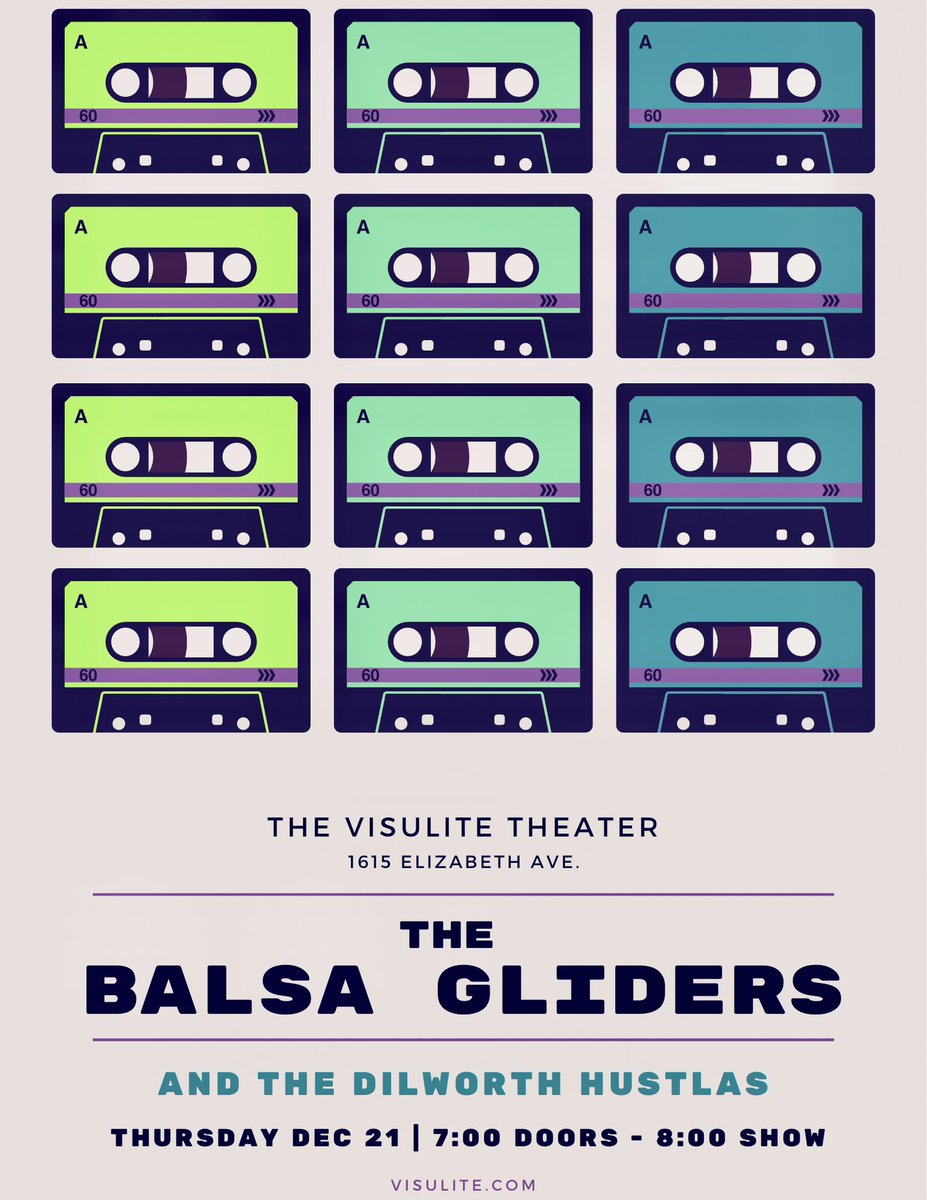 The Balsa Gliders tweet media