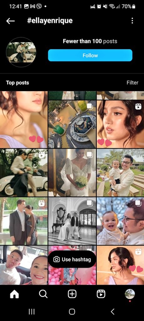 Let me know if i should delete this post but

Just wanted to remind you all thay if you'll repost mama jake's ig reel of B pls AVOID using their wedding hashtags on ig or any socmed platforms. 
Let's give them this day and keep it precious for them.