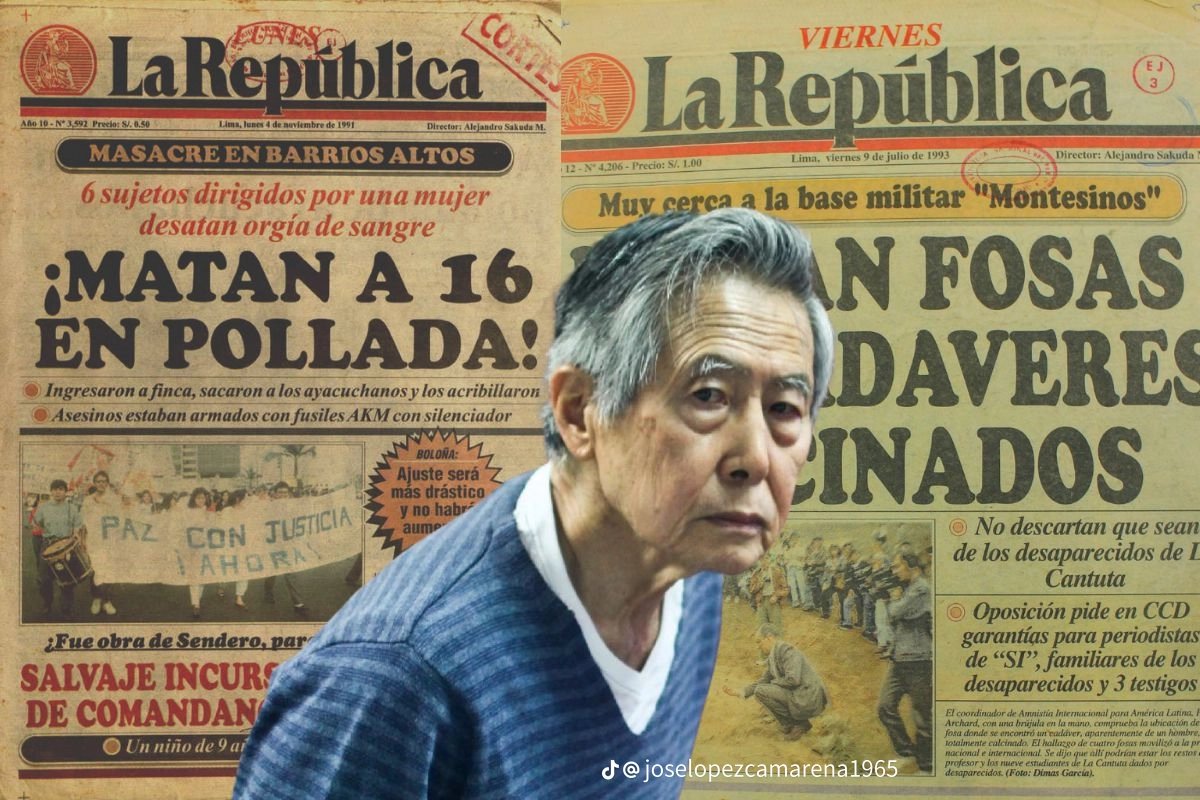 VaniaYabarG's tweet photo. Cantuta no se olvida,Barrios Altos no se olvida,Fujimori debe quedarse en la cárcel y cumplir su condena
¿Quién tuvo piedad por los inocentes asesinados?
¿Qué Fujimori está viejo y no hay que tenerle rencor?
¡HAY CUERPOS QUE AÚN NO APARECEN!
Que no te cuenten mal la historia. https://t.co/n2FCWZSTw6