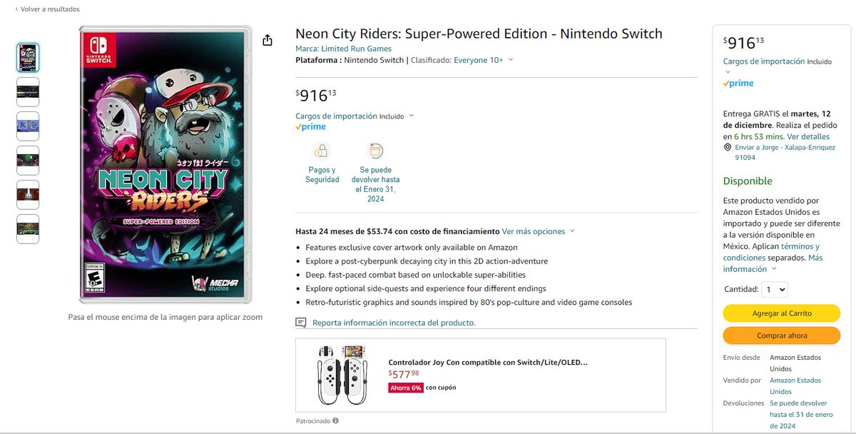 MechaStudios's tweet photo. Kiddos from Mexico! 

Neon City Riders ya está disponible vía Amazon Mexico, el regalo perfecto para esta navidad. Apoya la industria local mientras consientes a tu gamer más querido 💚🇲🇽🤖

De venta aquí: https://t.co/G436iyJiGC https://t.co/NMTR7mF10L