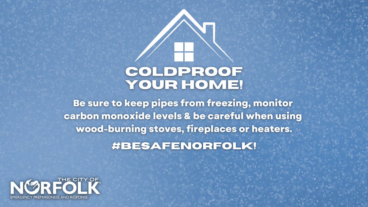 NorfolkOEM's tweet photo. For day 3 of VA #WWPW2023, here is an important home safety tip.

Check your carbon monoxide detector &amp; replace 🔋annually. The danger of CO poisoning is greater during the winter when doors and windows are closed, and fireplaces/gas heaters are in use.
https://t.co/5stotHOjss https://t.co/K2c0nNOqoS