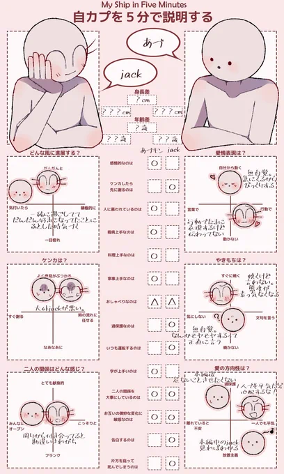 テンプレお借りした私なりの👊🏹解釈(付き合ってない) 