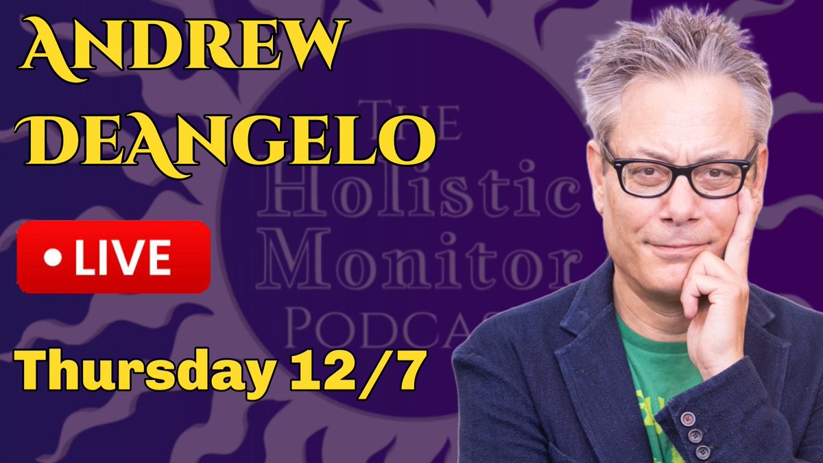 Join us Live Thursday 12/7 at 9p EST for this eye-opening episode of The Holistic Monitor as we sit down with @Andrew_DeAngelo, a distinguished Global Cannabis Consultant, Strategic Advisor, and Executive Coach. #interviews   #advocacy #cannabis #psychedelics #politicaladvocacy