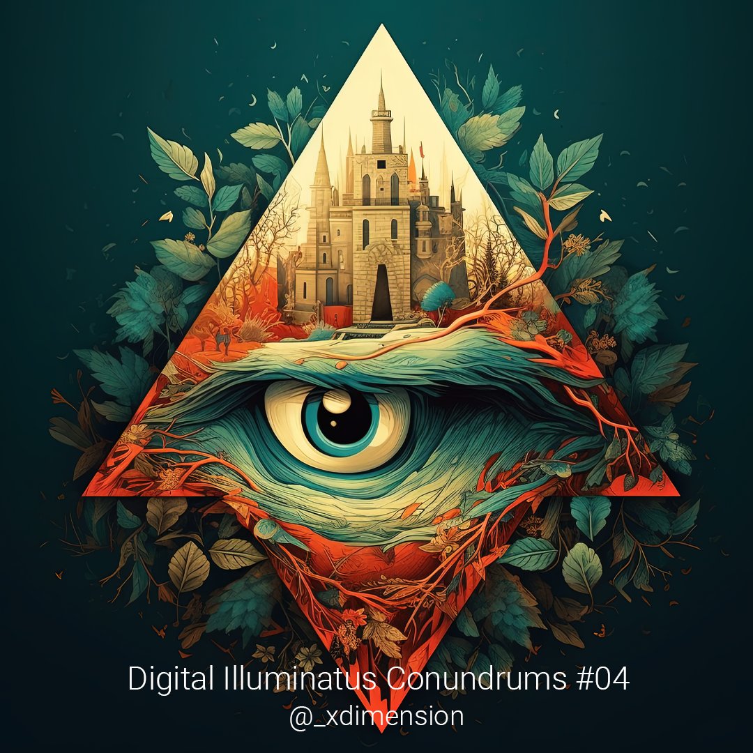 _XDimension's tweet photo. What if the impossible object was not just a visual paradox, but a gateway to a hidden reality? What if the all-seeing eye was not just a symbol of power, but a witness to the secrets of the universe?  #NFT #XRP #Notforsale #Ripple #digitalart #589RabbitHole #DigitalArt https://t.co/4K3tIqso5n