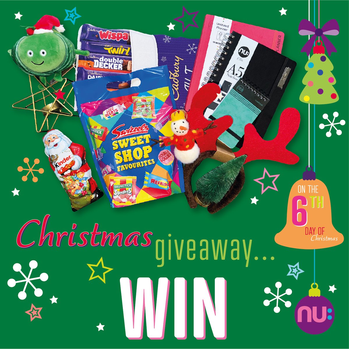 6th Day of Christmas 🎄
To WIN this Christmas bundle of treats, notebooks and decorations, ensure you have liked this post, tagged a friend, and follow our page!
Winner is to be announced Thursday 7th December. This is our last Christmas giveaway!
#nunotebooks #6daysofchristmas