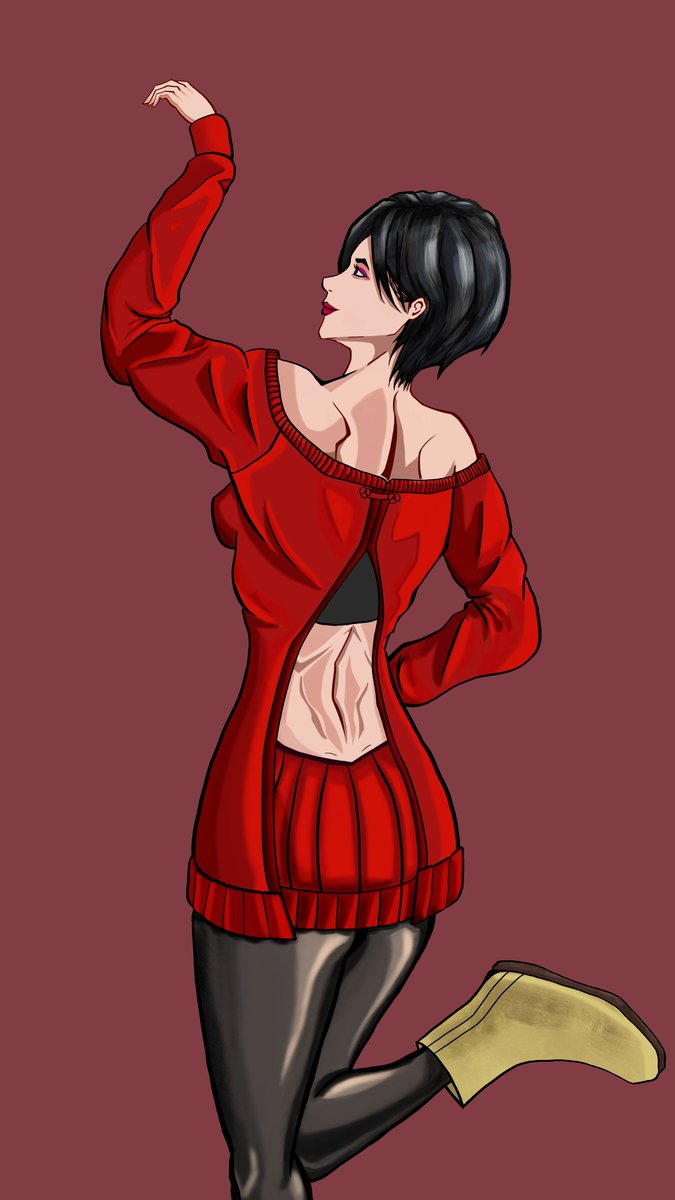 Prime_Trash2's tweet image. Ada Wong X Yor Forger WIP 
They both have red sweaters so it just clicked. 
#REBHFun #AdaWong #SPYxFamily