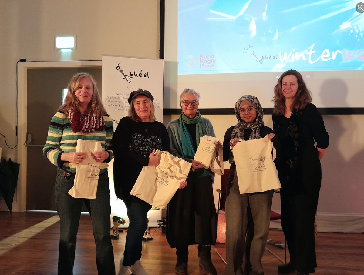 Colm Scully (@colmscully1) on Twitter photo wonderful poets and filmmakers including <a href="/Lucyenglish1/">Dr Lucy English</a> and <a href="/madebyHaniyyah/">Haniyyah Nauzeer</a> from UK turned up for our Official Screening on 26th Nov at @OBheal Winterwarmer Festival wonderful poets and filmmakers including <a href="/Lucyenglish1/">Dr Lucy English</a> and <a href="/madebyHaniyyah/">Haniyyah Nauzeer</a> from UK turned up for our Official Screening on 26th Nov at @OBheal Winterwarmer Festival