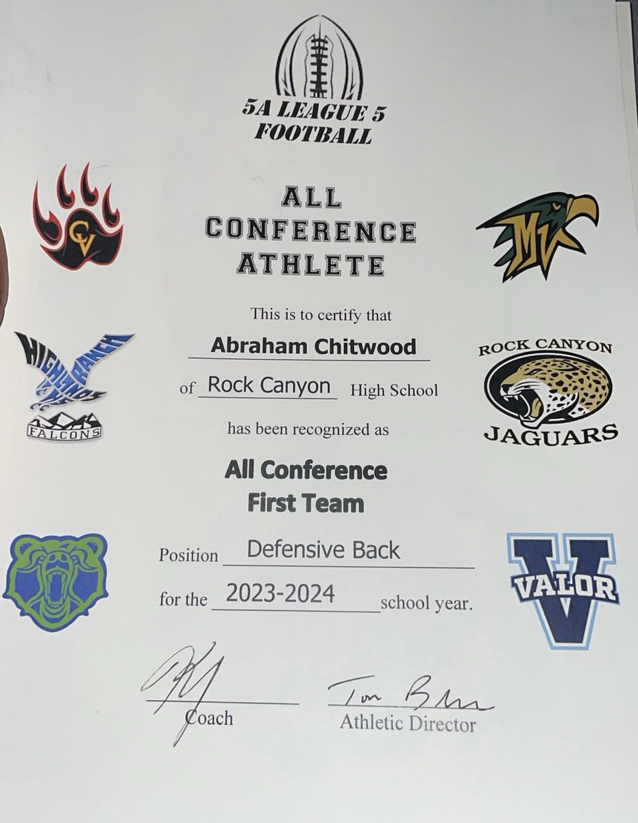 Abraham Chitwood (@abrahamchit3) on Twitter photo Blessed to be a 1st team All Conference Player. Thank you to all my teammates and coaches. <a href="/RCHSFootball1/">Rock Canyon Football</a> <a href="/RMullaney/">Ryan Mullaney</a> <a href="/mikeharrell404/">Mike Harrell</a> <a href="/PrepRedzoneCO/">Prep Redzone Colorado</a> Blessed to be a 1st team All Conference Player. Thank you to all my teammates and coaches. <a href="/RCHSFootball1/">Rock Canyon Football</a> <a href="/RMullaney/">Ryan Mullaney</a> <a href="/mikeharrell404/">Mike Harrell</a> <a href="/PrepRedzoneCO/">Prep Redzone Colorado</a>