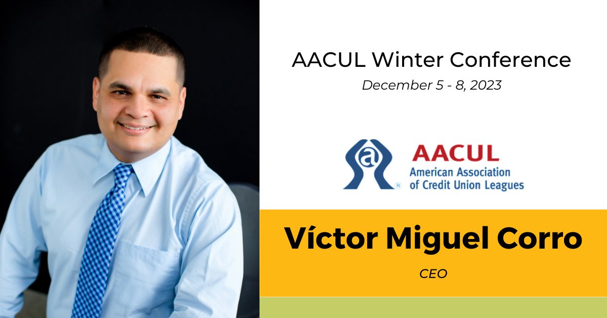 _Coopera's tweet image. Are you attending the American Association of Credit Union Leagues’ (AACUL) Winter Conference this week? Look for CEO Víctor Miguel Corro as he joins a panel discussion entitled, “Advancing DEI Initiatives through Collaboration.” Learn more here: aacul.com/winterconferen…
#CUDEI