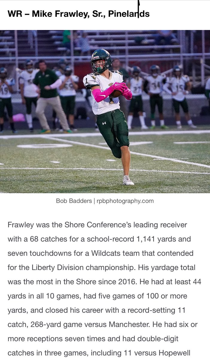 1st team All-Shore. Never thought I’d make it here❤️ #BlessedAndGrateful