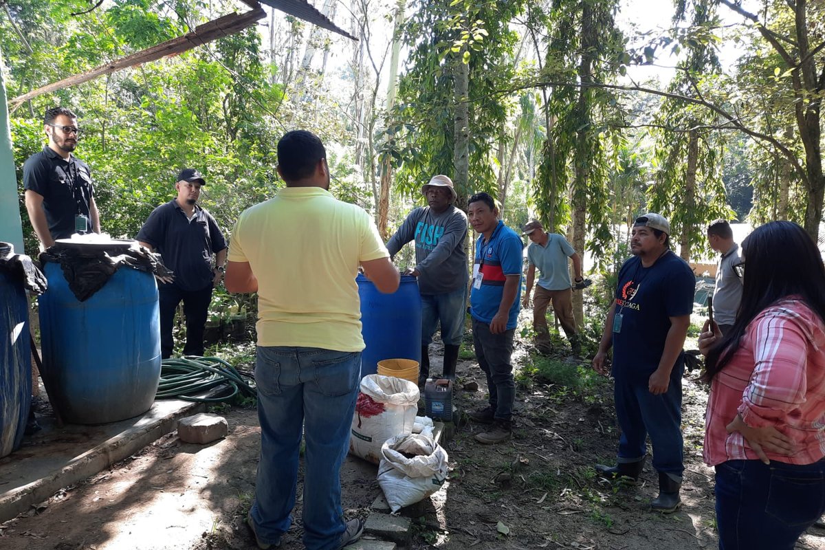 GerAmbienteSPS's tweet photo. Nuestro personal técnico del Departamento de Control de Residuos Urbanos de la Gerencia de Ambiente de la Municipalidad de San Pedro Sula, que dirige el alcalde Roberto Contreras, recibió una capacitación sobre técnicas artesanales para producir abono orgánico. 

#SanPedroSula https://t.co/nek3HMkHqr