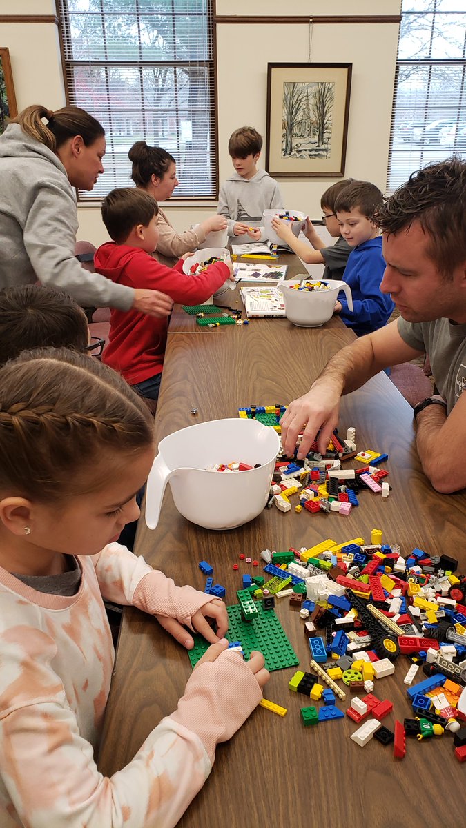 Another fantastic LEGO Club! The creations will be on display in the small display case near the Circulation Desk until the next LEGO Club, which will be January 13, 2024. Register for this event on our website: kirtland.lib.oh.us .