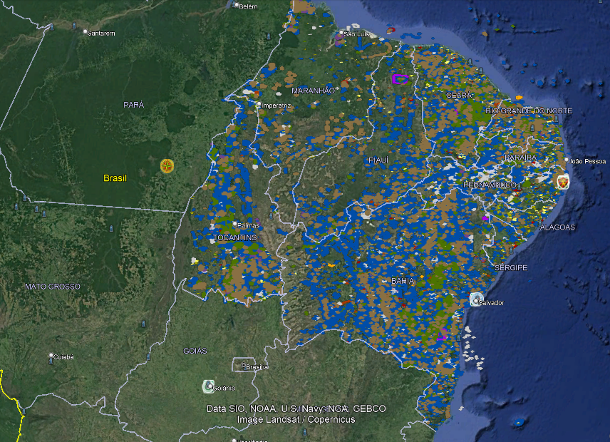 LCVFLCVF's tweet photo. O Brasil é o país mais rico do mundo! Isto todos sabem mas não tem a noção do que isto representa. Cada ponto colorido mostrado no mapa do Brasil é um requerimento na Agencia Nacional de Mineração (ANM). Materiais ref. a estes requerimentos. Praticamente toda a tabela periódica! https://t.co/rZWBWBHteG