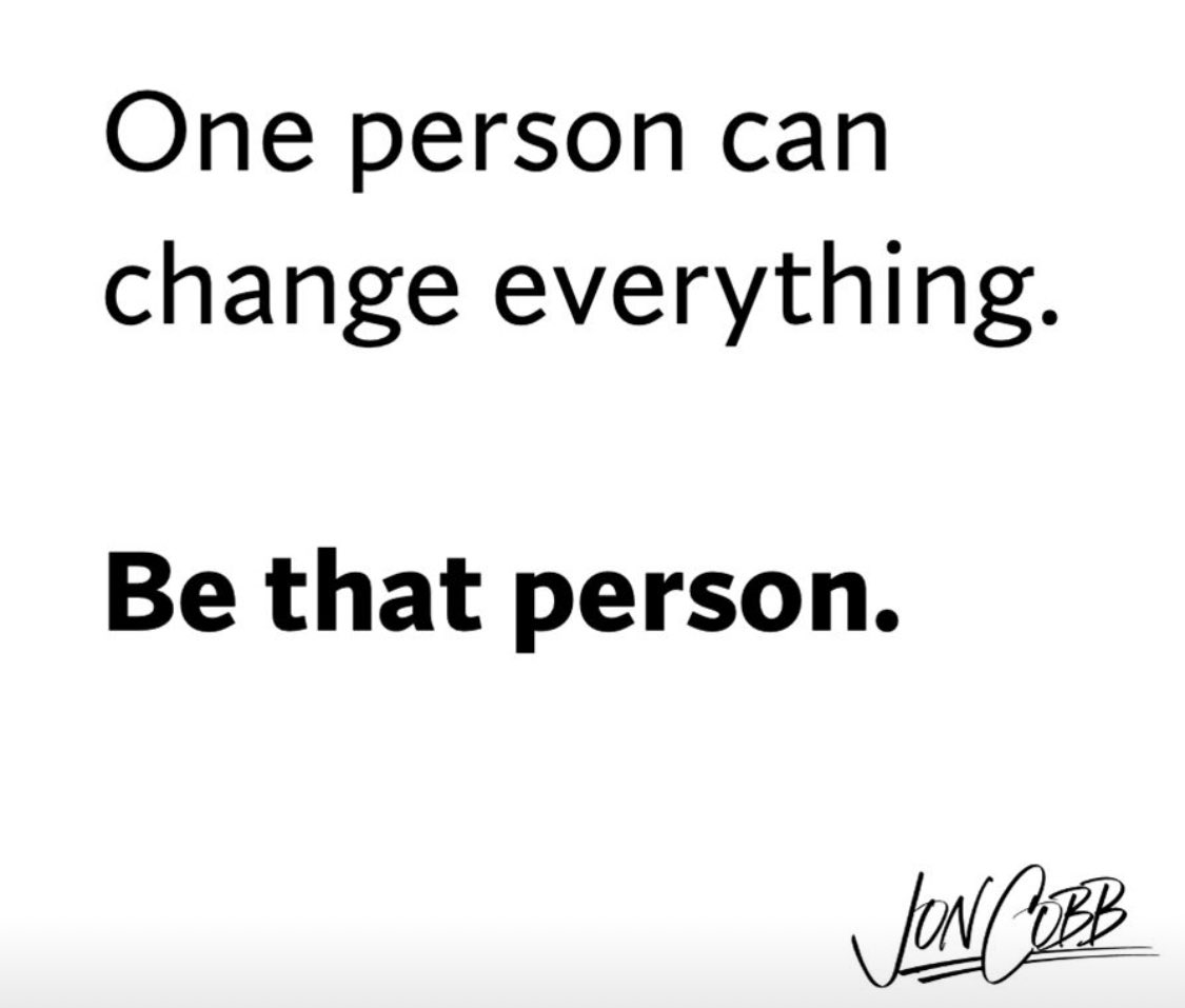 nichola_anne's tweet photo. #BeTheChange
#BeThatOne https://t.co/GeFsa3YaM8