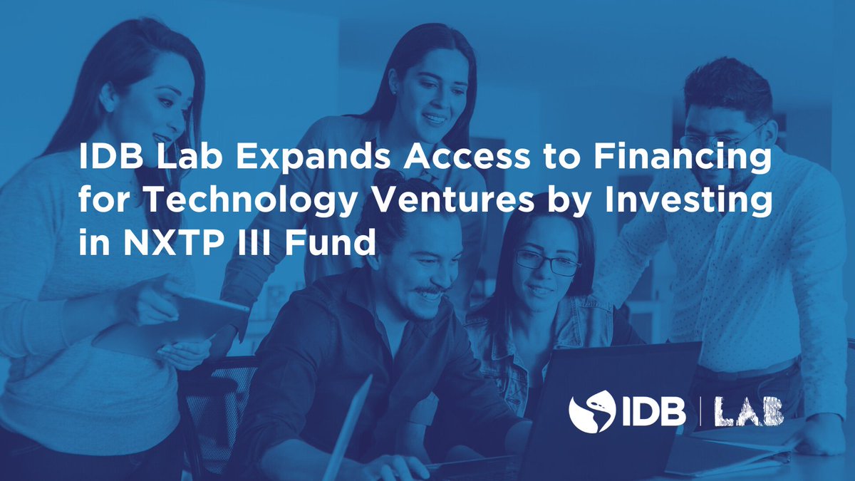Exciting News! <a href="/IDB_Lab/">IDB Lab</a> is fueling #Innovation in #LatinAmerica with a strategic investment in <a href="/NXTPvc/">NXTP Ventures</a>. Together, we're shaping the future of #Entrepreneurship and driving positive change. Learn the details here: live-idb-lab-website.pantheonsite.io/en/node/4749