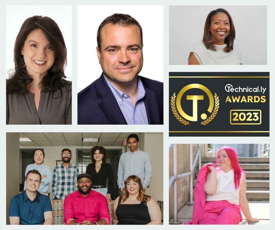 Technical_ly's tweet image. Philly, let&apos;s celebrate: You picked these 5 winners for your 2023 @Technical_ly Awards! @HeyKiddoApp @SEIInvestments @1phltech @carbon_reform @PhillyUTP bit.ly/3Gvc9rn