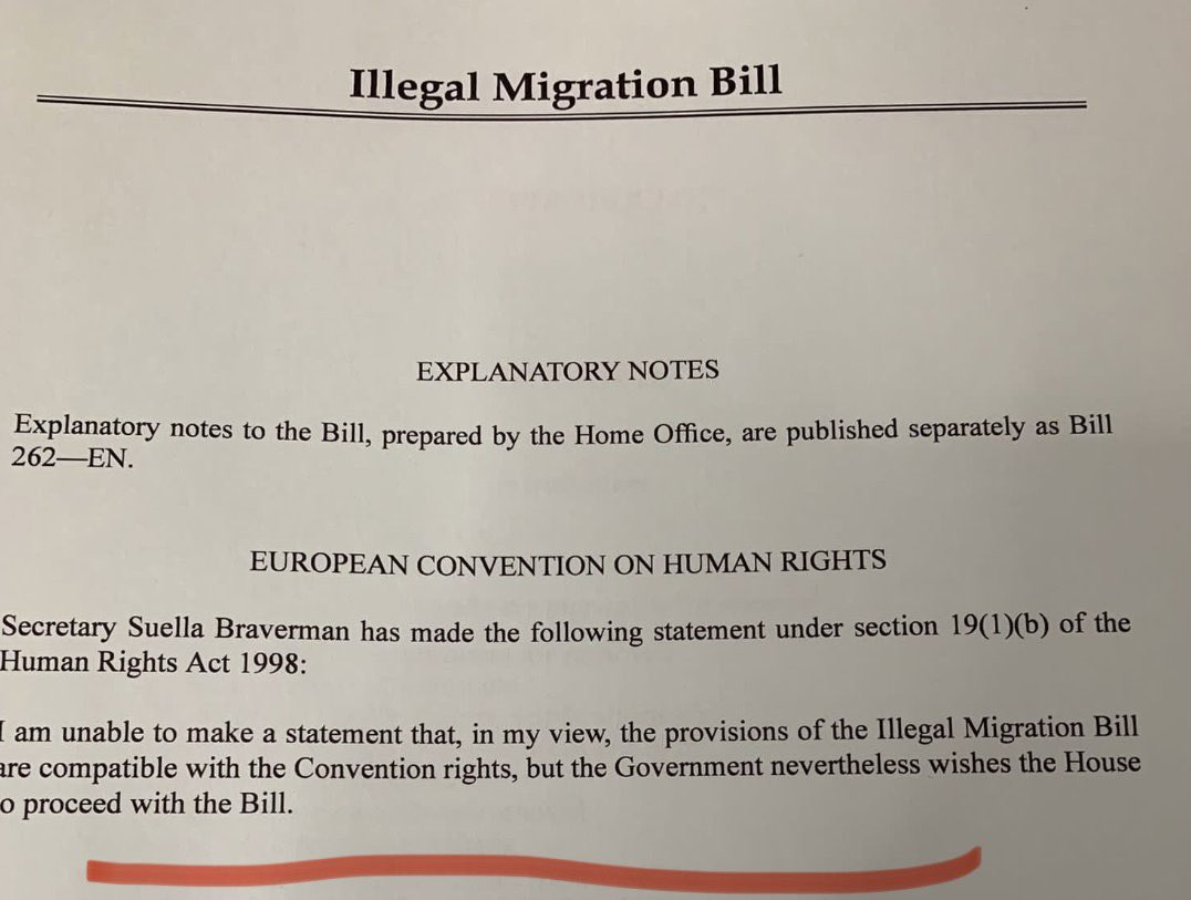 Front page of Rwanda + Illegal Migration Bills