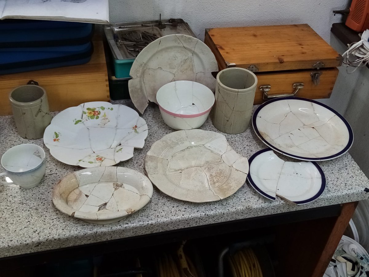 A selection of vintage ceramics and pottery from the Irish Workhouse Centre, Portumna, reassembled by Kieran Tuohy. These will form a central part of a new exhibition about Shattered Lives in 2024. 
We are always interested in acquiring Workhouse related artefacts for our museum.