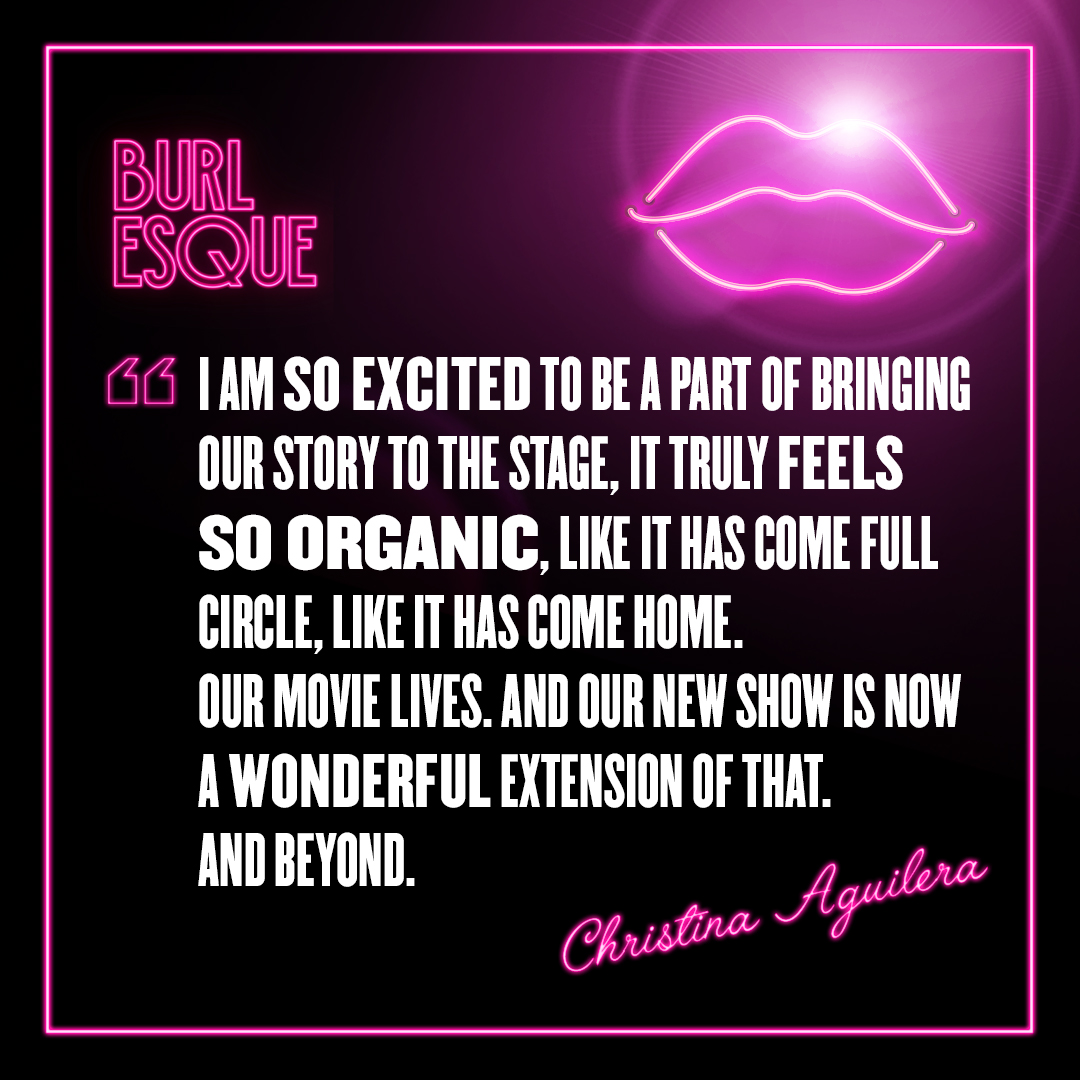 Ten years after her fabulous film debut, our queen @Xtina returns to the Burlesque family as our Executive Producer on #BurlesqueTheMusical 🎬