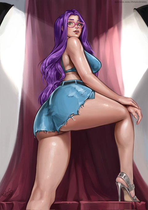 Hello down there 😉  New art by the incredible @PotatoDrawss !!! 💙💙 https://t.co/igpUCOmly9
