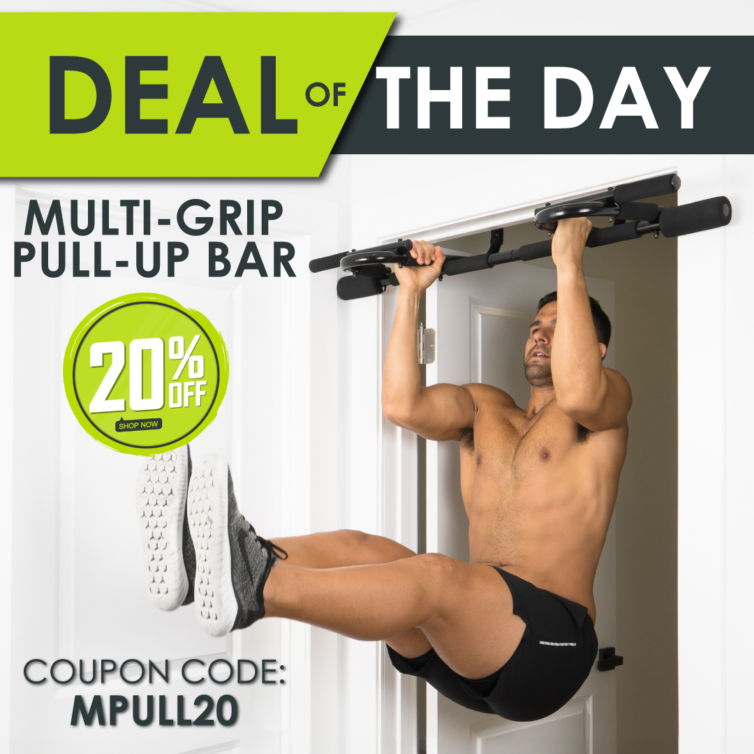 prosource_fit's tweet image. 3 Reasons YOU should Steal our Multi-Grip Pull-Up Bar for 20% OFF #prosourcefit #flashsale

✅ This single tool works out chest, back, shoulders, and arms

✅ Compact and easy to store

✅ Easy assembly — set it up between door posts or on the floor and start your workout