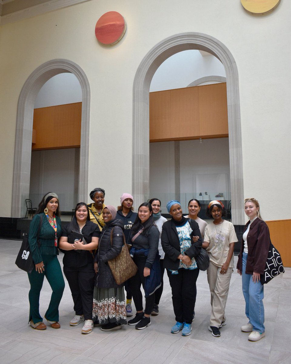 torontocld's tweet photo. Our IWIP (Immigrant Women Integration Program) participants delved into a world of creativity at the @agotoronto last month. Led by our incredible Mahlikah Outten, it was a day brimming with inspiration and cultural appreciation.
#strongcommunitiestogether https://t.co/yBL044HrT2