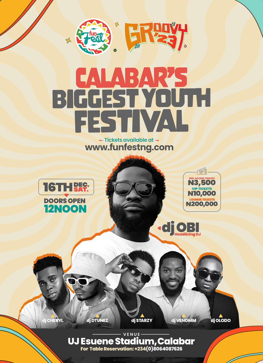 King____Morgan's tweet photo. When I go to funfests, music is definitely one of the top things I look forward to, if not the main thing! And when I check out the lineup of DJs, I already know it's going to be an epic party! It's gonna be π₯π―!
#FunFest23 #AkwaIbomTwitter https://t.co/Bl9G14CTth