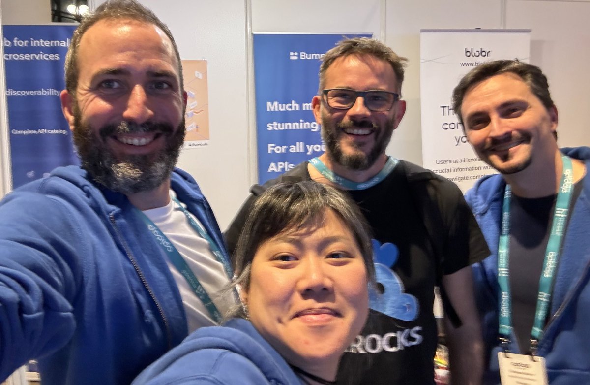 So cool to finally meet <a href="/derberq/">Lukasz Gornicki</a> and <a href="/lbroudoux/">Laurent Broudoux</a> IRL at #apidays today!