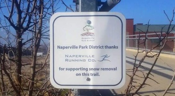 NaperParks's tweet photo. For the 9th straight year thanks to the @napervillerunco  and their help, we will be keeping a popular south Naperville trail free of snow! The trail extends from the Route 59 pedestrian bridge through Frontier Sports Complex to Naperville-Plainfield Road. 

#parkitinnaperville https://t.co/d5Nck94t6D