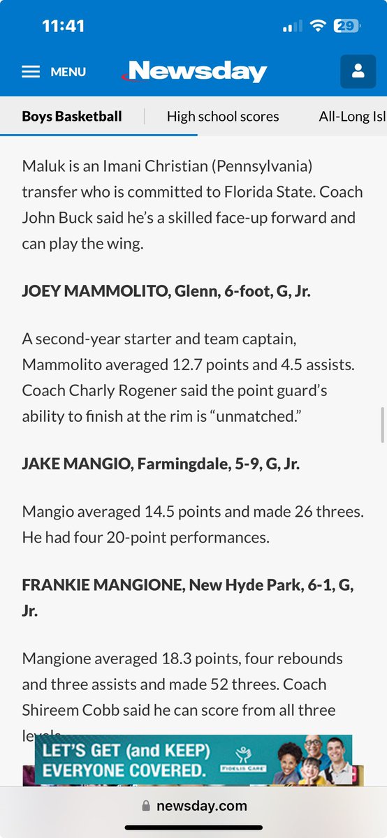 Top 100 on LI. An amazing accomplishment for an amazing kid! And only a junior! newsday.com/sports/high-sc…