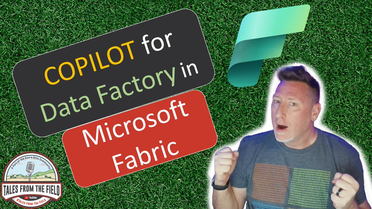 Tales From The Field (@talesftfield) on Twitter photo Our Latest MS Tech Bits is LIVE! <a href="/SQLBalls/">Bradley Ball</a> presents #MicrosoftFabric #Copilot for Data Factory! ETL & Date Dimension with Plain Text!
Link: youtu.be/ckw6tZPzP7Y
cc <a href="/JoshLuedeman/">Josh Luedeman | @joshluedeman.bsky.social</a> <a href="/DBABullDog/">Daniel Taylor | DBABulldog@mas.to</a> <a href="/neeraj_jhaveri/">Neeraj Jhaveri</a> <a href="/BradleySchacht/">Bradley Schacht</a> <a href="/nodestreamio/">NODESTREAMIO | Andrés Padilla</a> Our Latest MS Tech Bits is LIVE! <a href="/SQLBalls/">Bradley Ball</a> presents #MicrosoftFabric #Copilot for Data Factory! ETL & Date Dimension with Plain Text!
Link: youtu.be/ckw6tZPzP7Y
cc <a href="/JoshLuedeman/">Josh Luedeman | @joshluedeman.bsky.social</a> <a href="/DBABullDog/">Daniel Taylor | DBABulldog@mas.to</a> <a href="/neeraj_jhaveri/">Neeraj Jhaveri</a> <a href="/BradleySchacht/">Bradley Schacht</a> <a href="/nodestreamio/">NODESTREAMIO | Andrés Padilla</a>