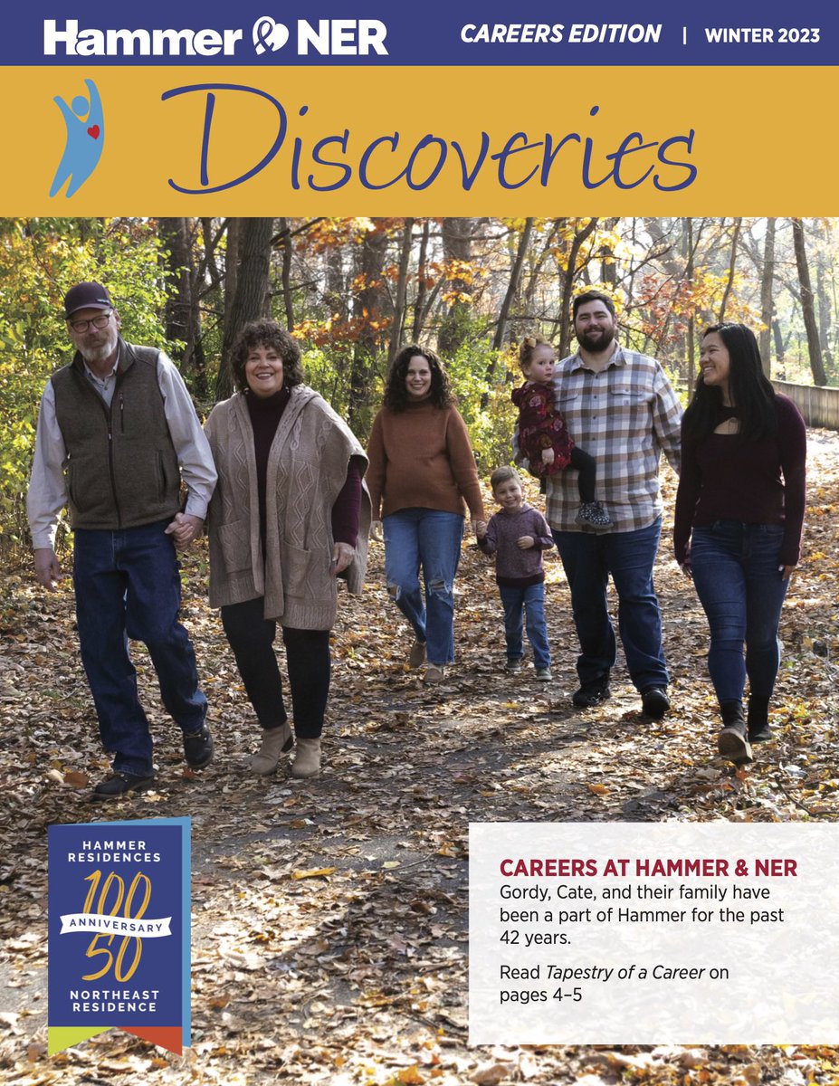 Check out the winter edition of Discoveries magazine and read all the inspiring stories about careers at Hammer &amp; NER.
 
Click the link to read the Discoveries Careers edition, hammer.org/2023-winter-di…