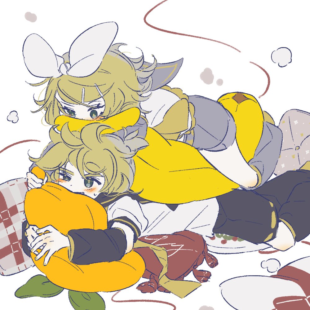 鏡音レン ,鏡音リン 「1206  #鏡音リン #鏡音レン」|🍌ᴍᴇʀᴜʀɪɴ🍊のイラスト