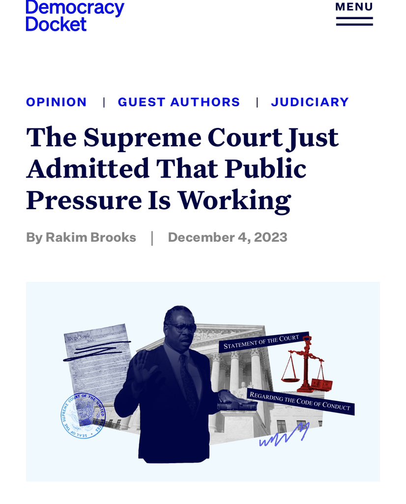 The Supreme Court Just Admitted That Public Pressure Is Working - Democracy  Docket