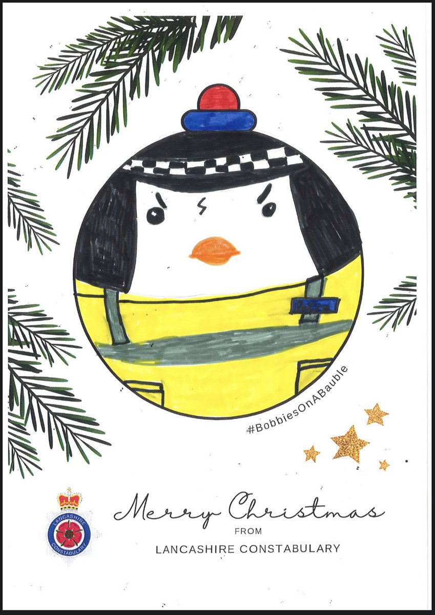 MoorsideCP's tweet photo. @LancsPolice #BobbiesOnABauble #thanksforkeepingussafe https://t.co/T521iChtyh