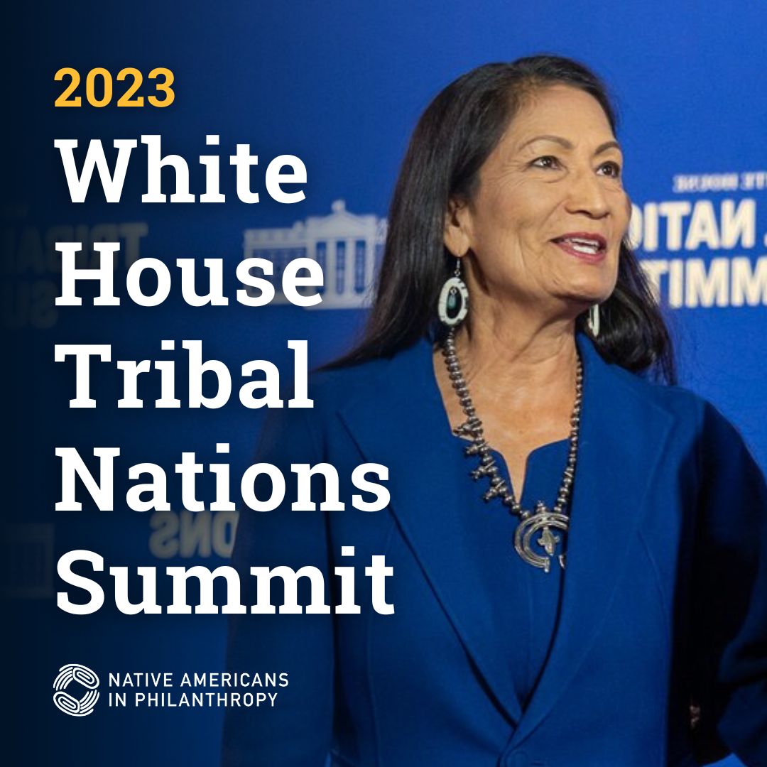 We’re excited to attend the @WhiteHouse Tribal Nations Summit to continue advocating for increased philanthropic investment into #NativeLed causes & #Native communities. Thank you to our dedicated funding partners who will be sharing their commitment to #IndigenizePhilanthropy.