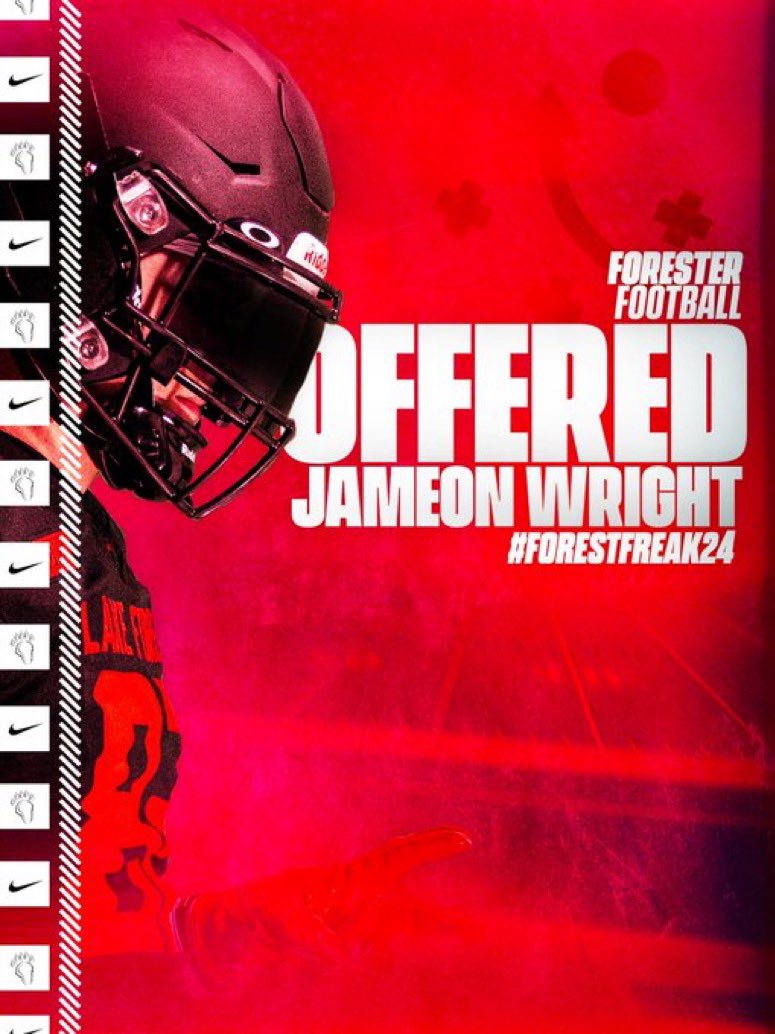 I am blessed to receive my first offer from lake forest college, Thank you <a href="/CoachRandy_Rt/">Coach Randy Wright</a>