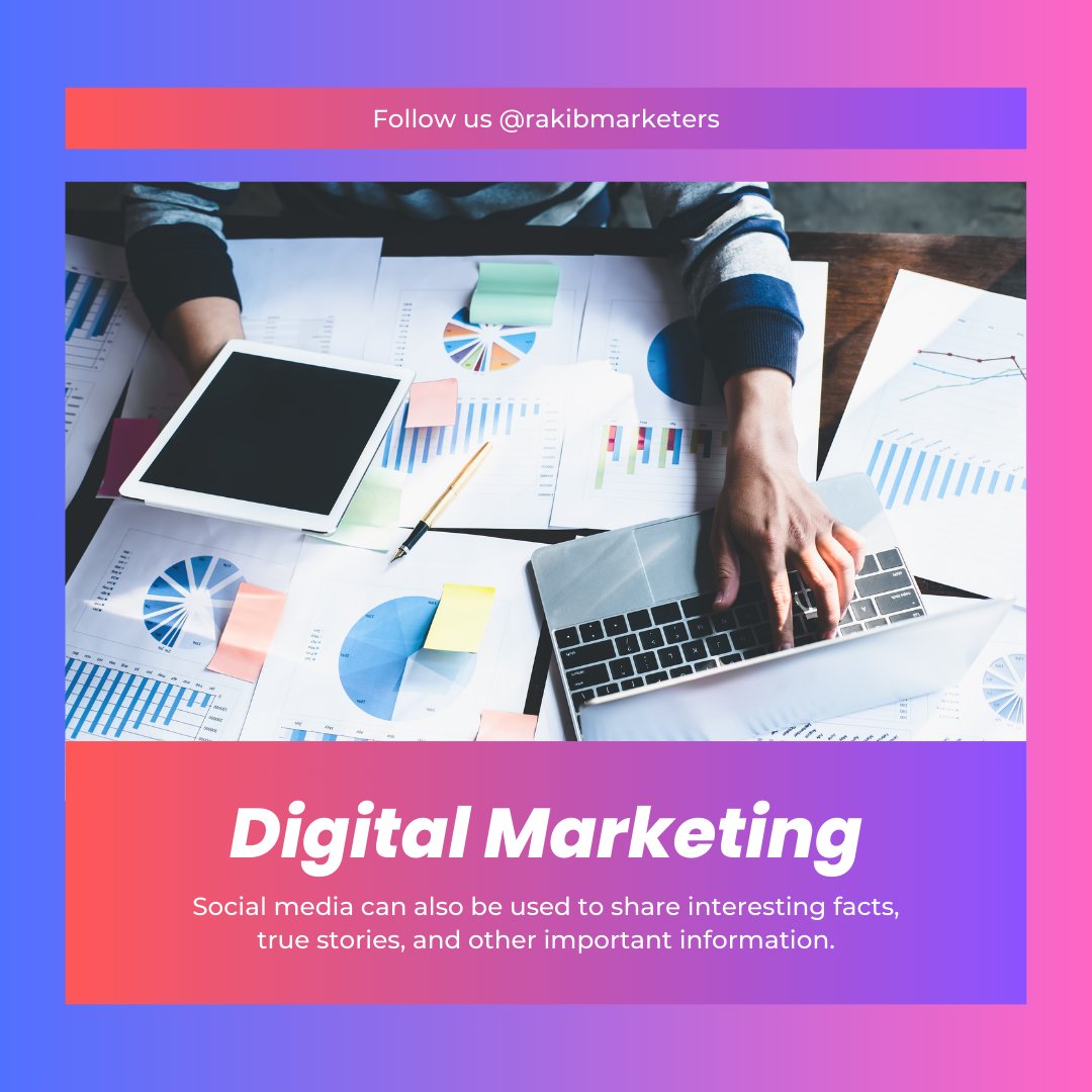 rakibmarketers's tweet photo. ๐ Elevate your brand with the power of Digital Marketing! ๐ป
#DigitalMarketing #OnlinePresence #BrandBoost #MarketingMagic #DigitalTransformation #SEOsuccess #SocialMediaMastery #WebTrafficTriumph #BusinessGrowth #InnovateWithUs #TechTrends #DigitalStrategy #ROIRevolution https://t.co/kRyfHLNp1s