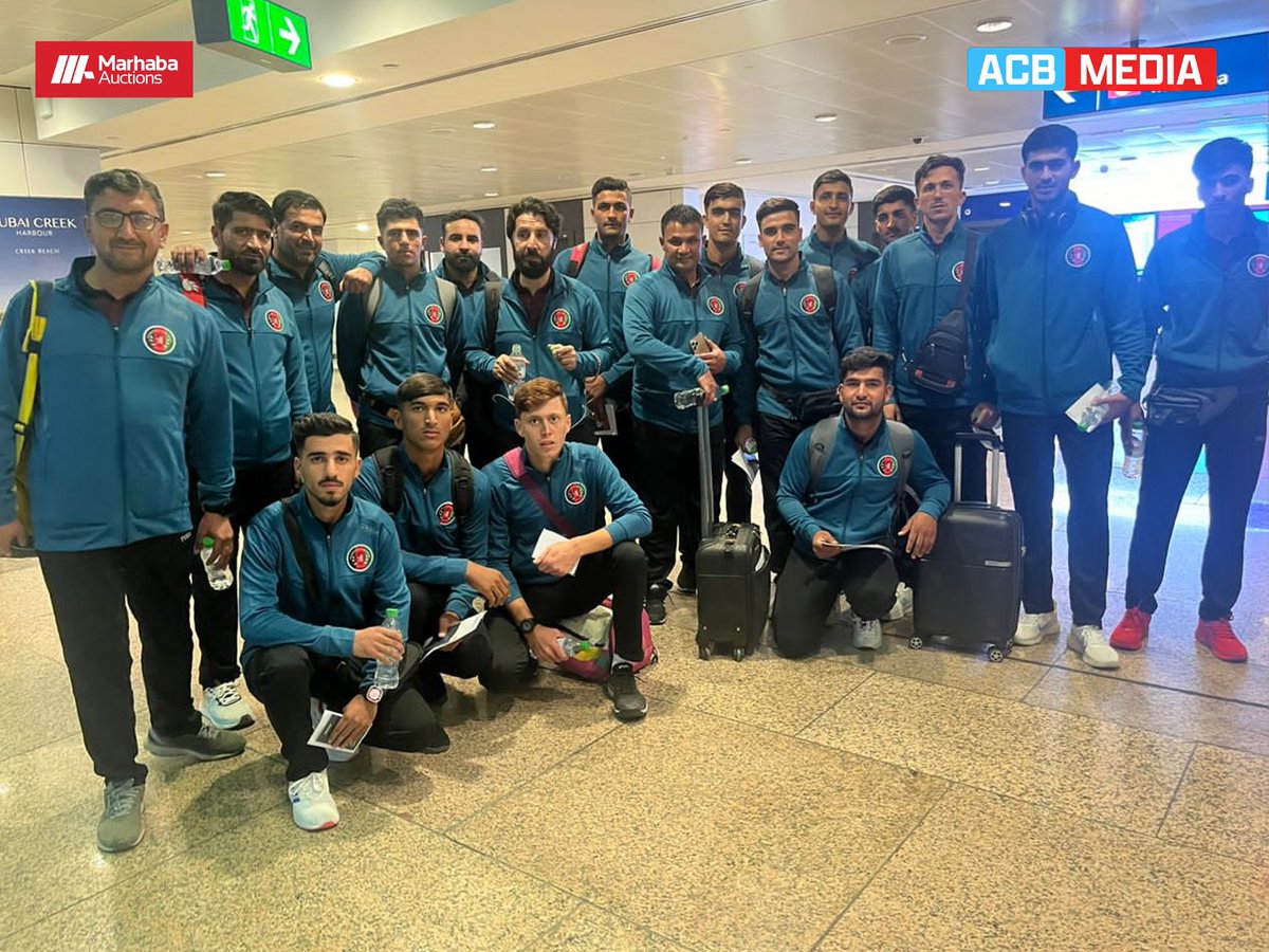 Afghanistan Future Stars have landed in Dubai for the ACC U19 Men's Asia Cup 2023. 👍

#FutureStars | #ACCU19MensAsiaCup