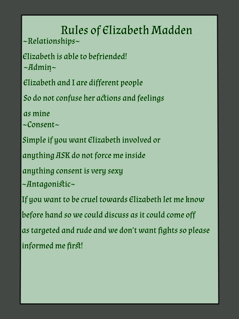 Elizabeth Madden (CRC fan oc) tweet media
